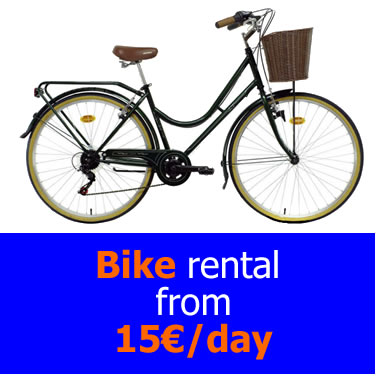bike rental from 10 euros per day